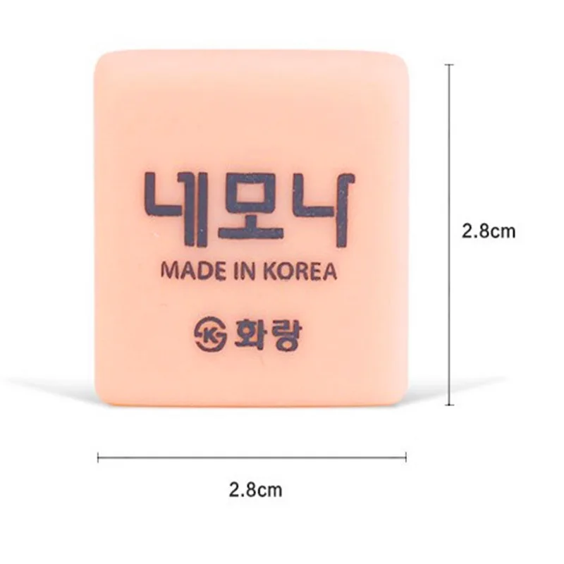 6 шт./лот корейские креативные канцелярские принадлежности милый ластик для