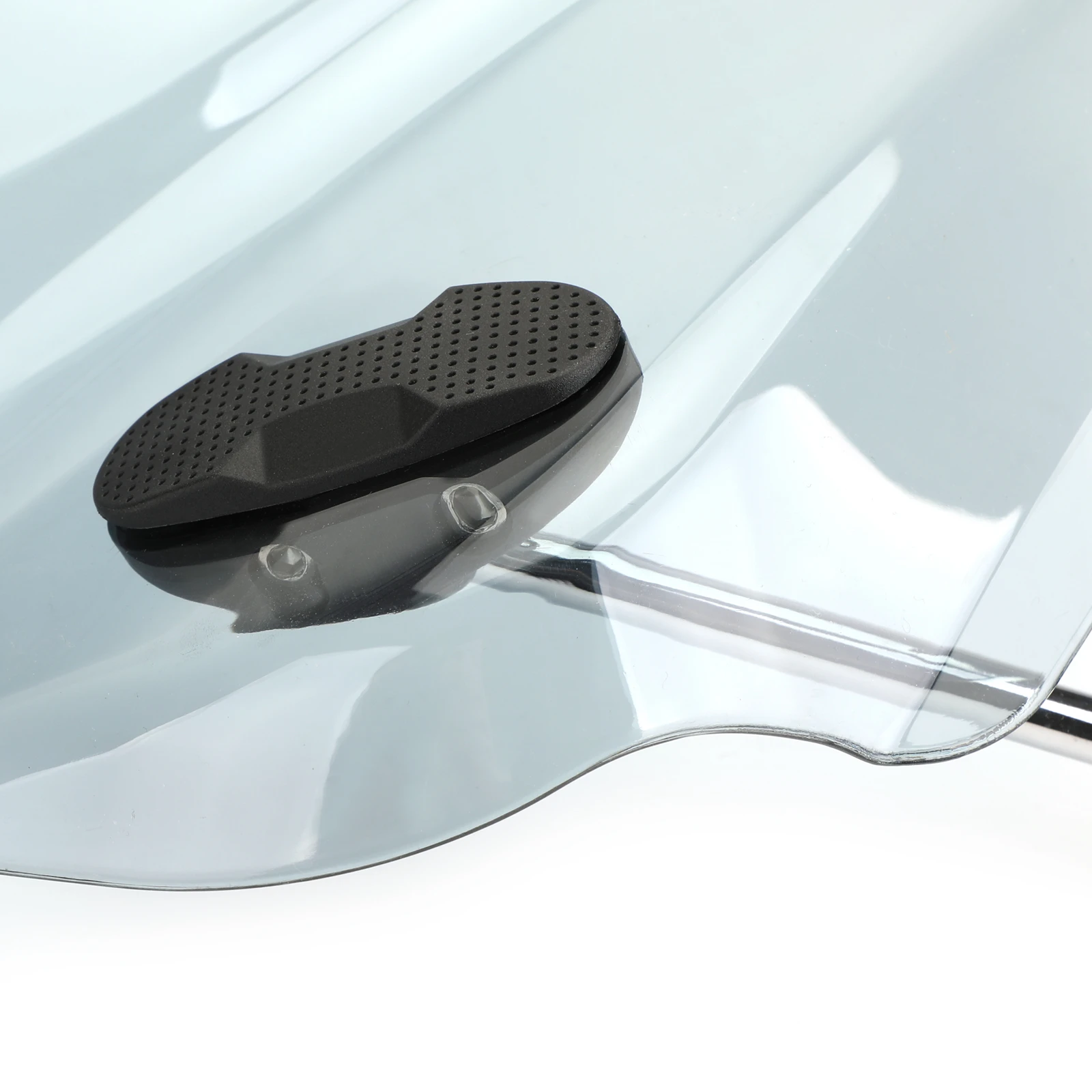 

Areyourshop Universal Windshield WindScreen For Motorcycle With 7/8" 1" 1-1/8" Handlebar Gray for Honda for Yamaha for Suzuki
