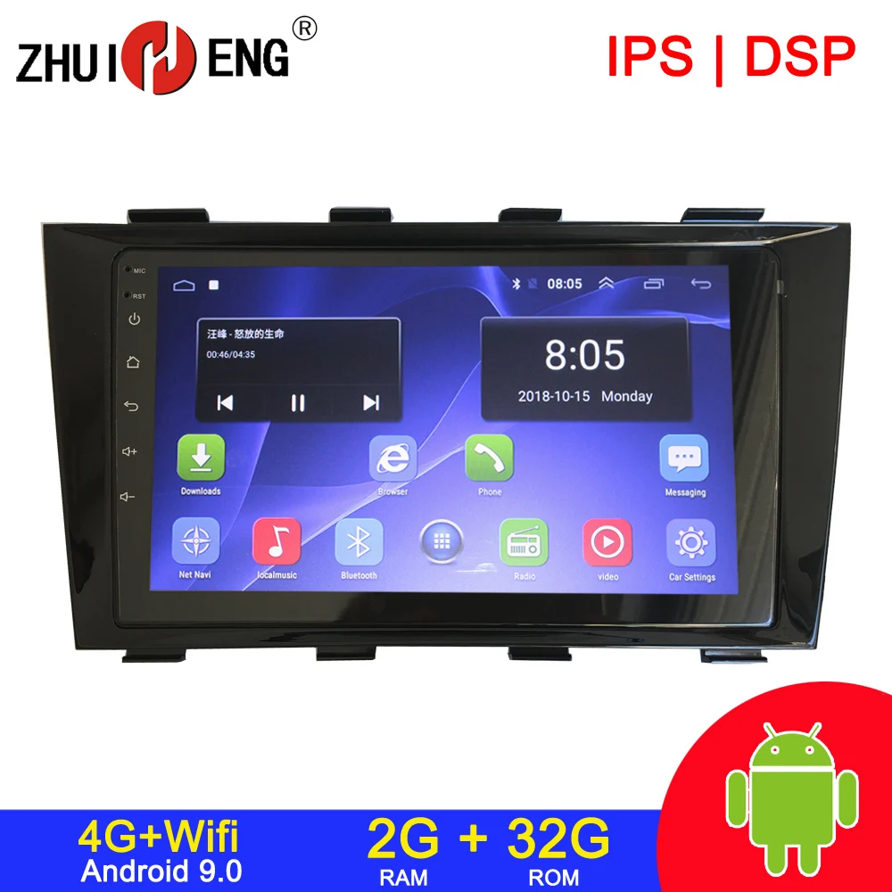 

Android 9.1 4G wifi 2din car radio for Geely Emgrand EC8 2011-2015 car dvd player autoradio car audio car stereo radio 2G 32G