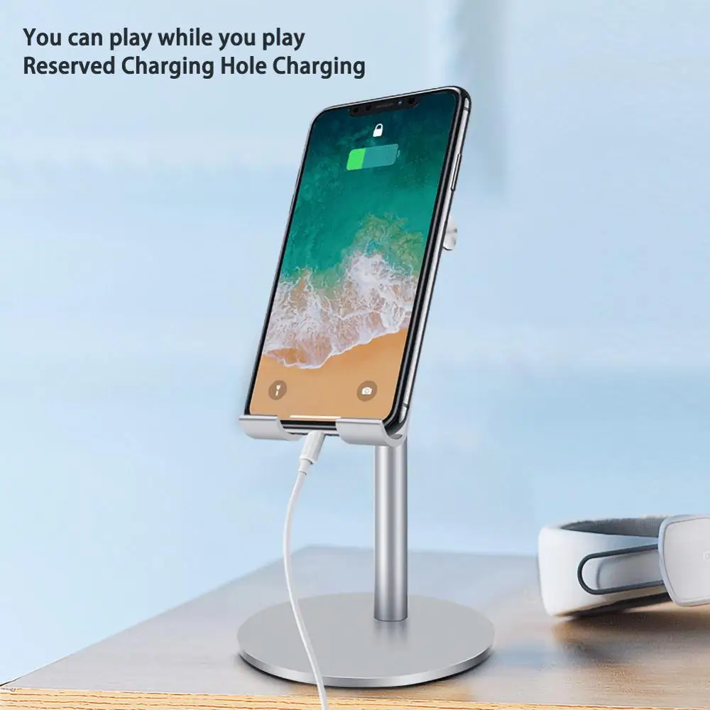 Алюминиевый металлический держатель для телефона настольная универсальная
