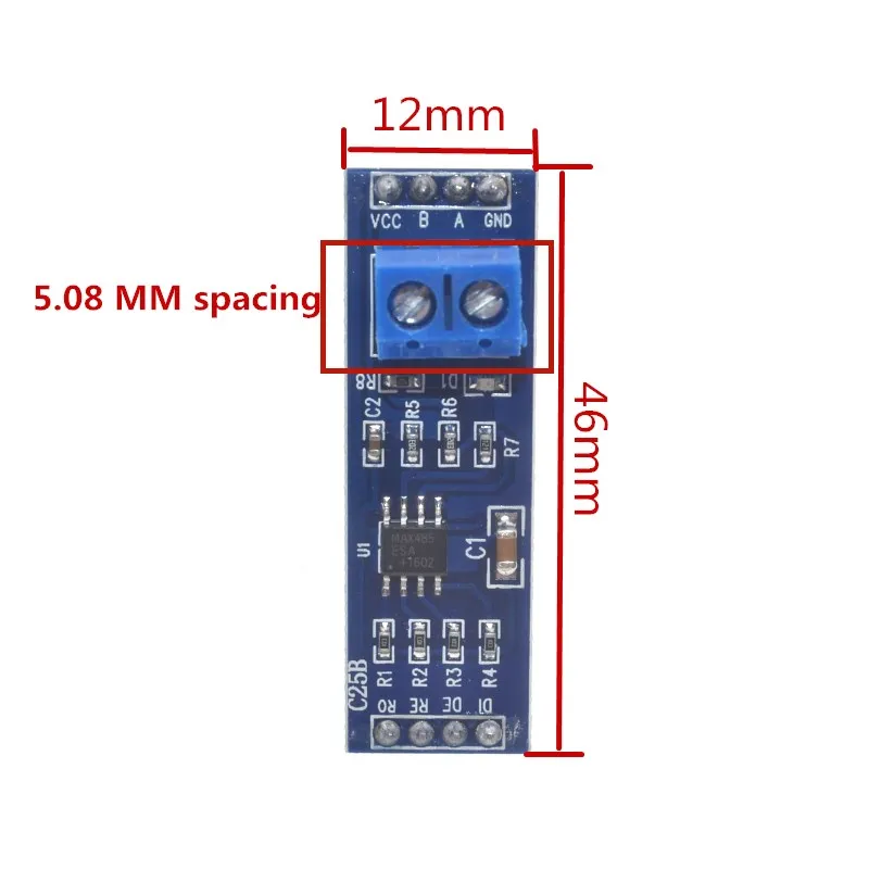 5 шт. MAX485 модуль RS-485 ttl к RS485 MAX485CSA конвертер модуль для Arduino интегральные схемы продукты