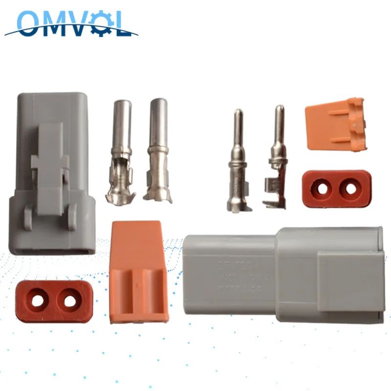 1 компл. 2 контактный водонепроницаемый Электрический проводной разъем розетка