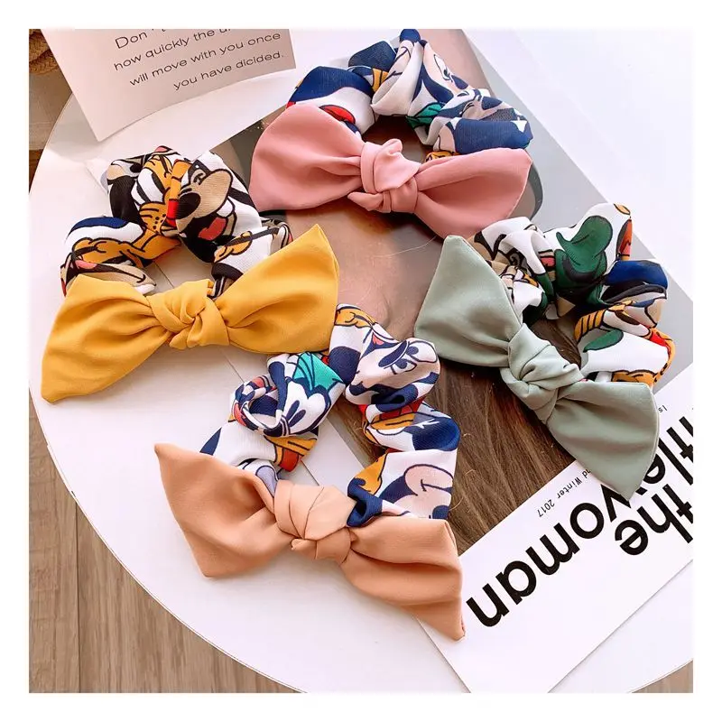 Disney для девочек Повязка волос детей Микки Маус резинкой женские ободки резинки