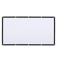 169 projector film audio visual screen 84 inch projection screen polyester white matte for ktv ba conference room home theater