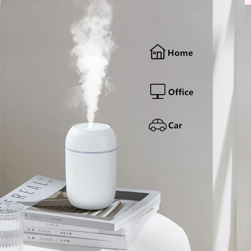 260ML Air Humidifier Mini Ultrasonic USB Essential Oil Diffuser Car Purifier Anion Mist Maker For Home With LED Night Lamp | Дом и сад