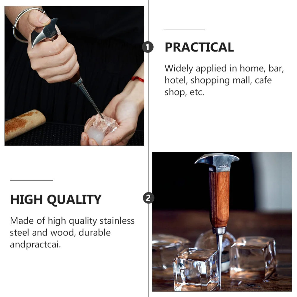 1 шт. ледокол с деревянной ручкой инструмент для ледокола в японском