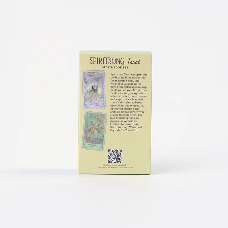 New Spiritsong Tarot Cards Deck Games Oracle Party Playing Card English Table Board Game Divination Fate Entertainment | Спорт и