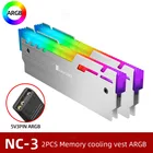 Фотообои Jonsbo, 2 шт., флэш-память, поддержка материнской платы для настольного компьютера, управление Aura, цвет 5 В, арбл, алюминиевые флэш-оболочки