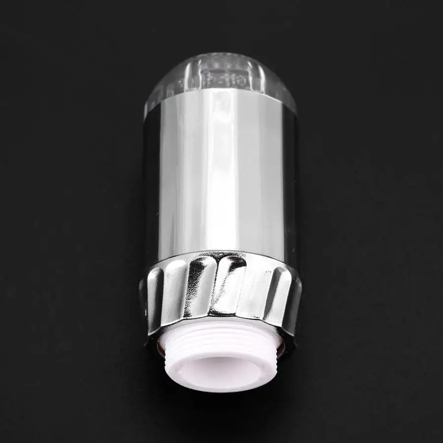 3 Colors Changing Glow LED Light Faucet Aerator Kitchen Sink Water Stream Faucet Bathroom Basin faucet Mixer Tap Adapter