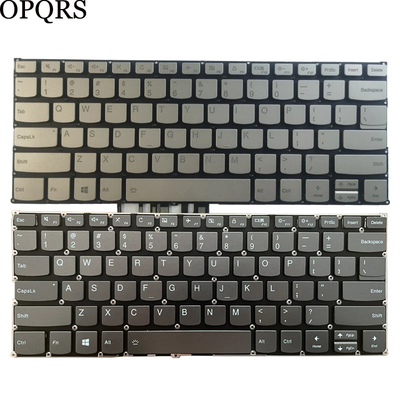 

New gold/gray US laptop keyboard for Lenovo 120S 120S-11 120S-11IAP Flex 6-14ARR Flex 6-14IKB with Backlit