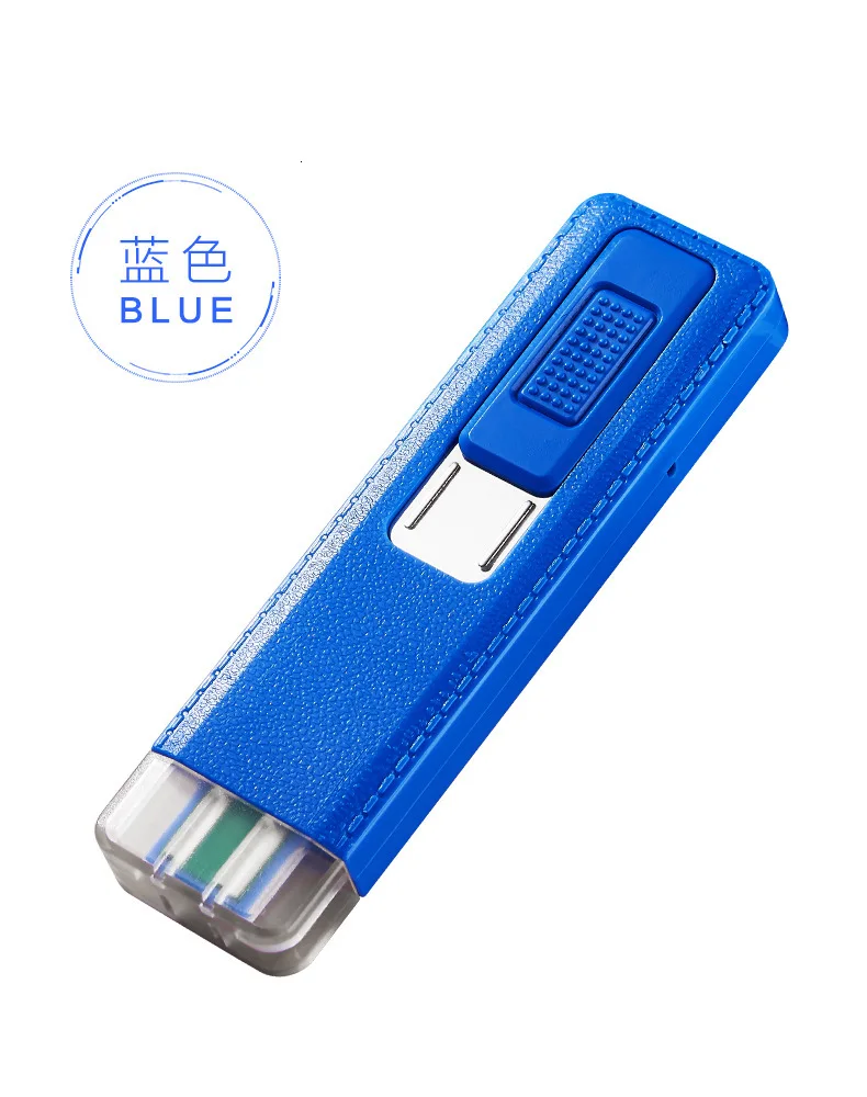 Мини-Usb Двусторонняя ветрозащитная зарядка точечный детектор дыма индивидуальность оригинальность электронная зажигалка