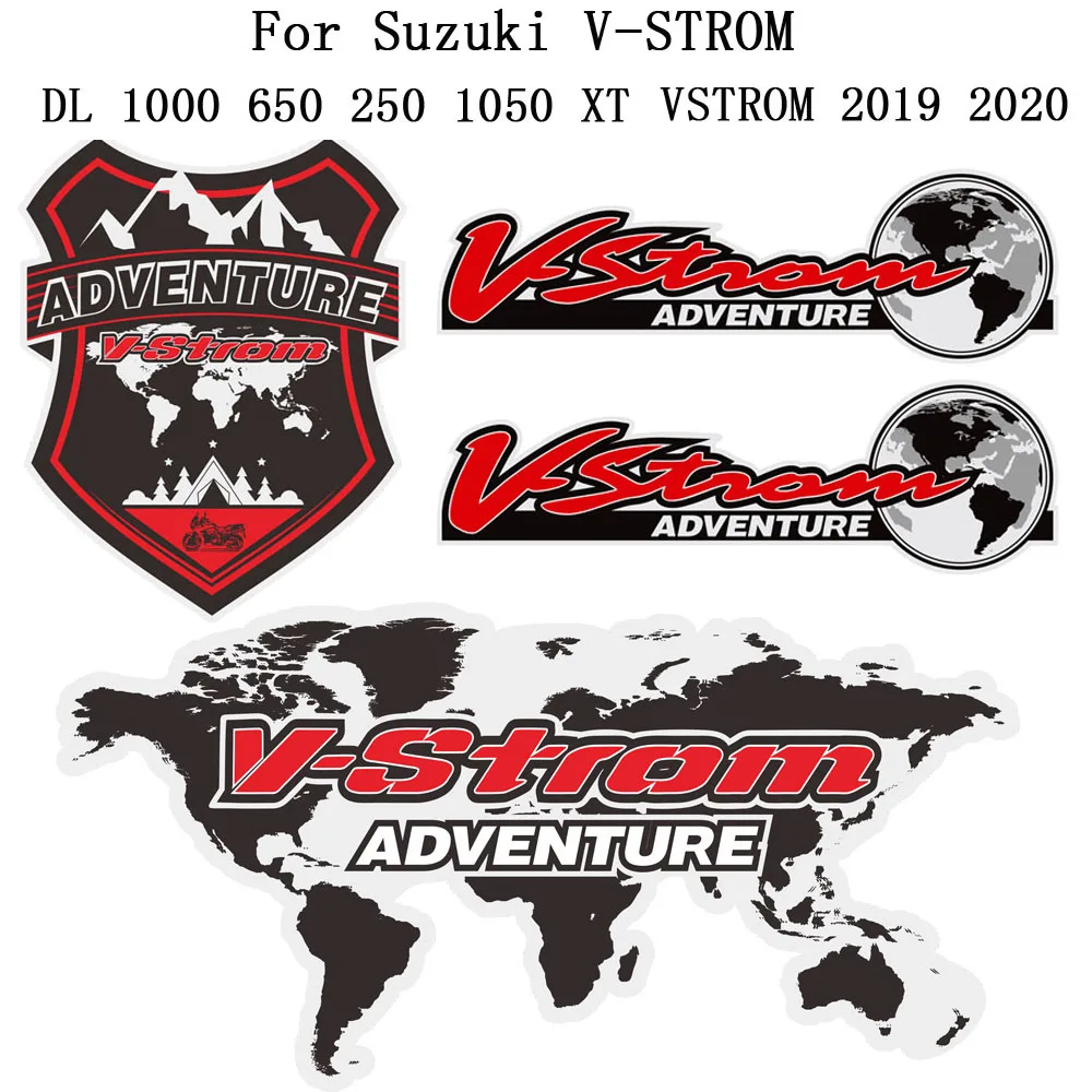 Чехол для багажа из алюминия Suzuki V STROM DL 1000 650 250 SPORT ADVENTURE TOURER наклейка мотоцикла