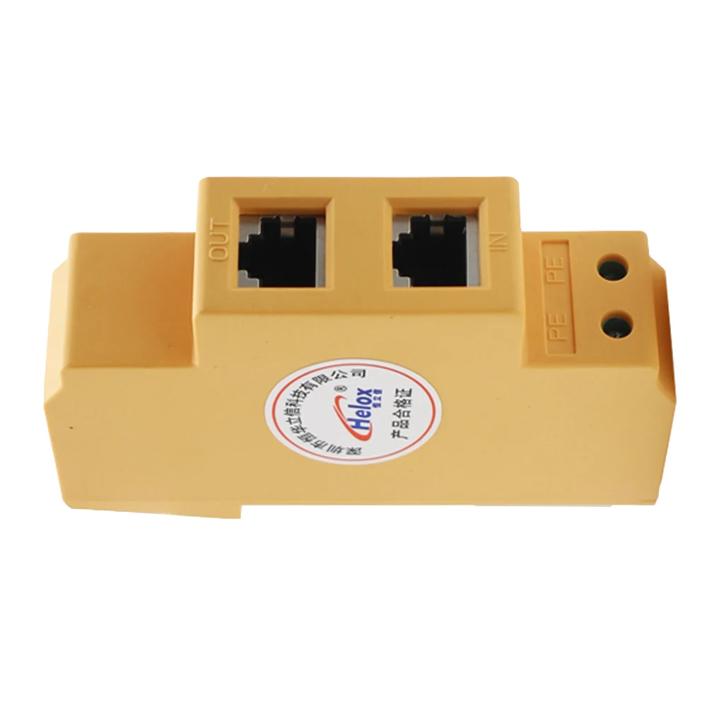 MagiDeal 100 Мбит/с RJ45 Ethernet сетевое устройство защиты от перенапряжений|Сетевые