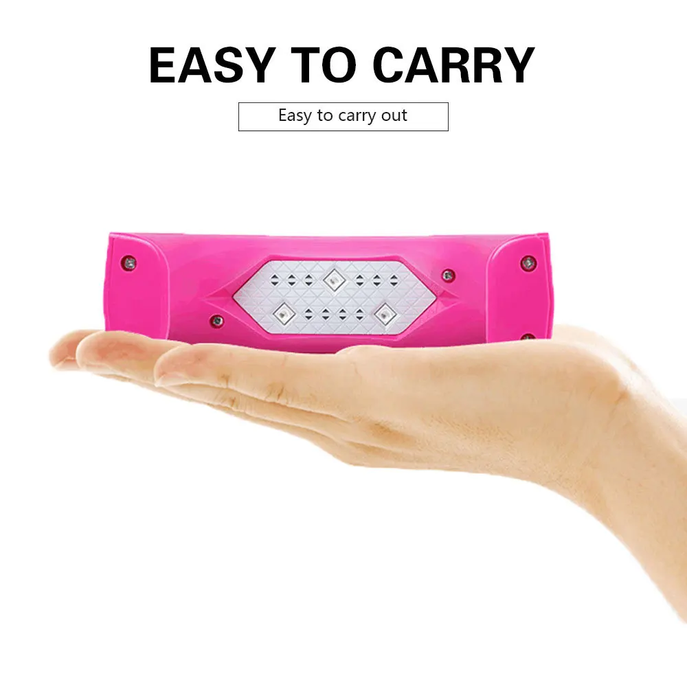 Новинка светодиодный мини-лампа USB 9 Вт для сушки ногтей форма радуги лампа