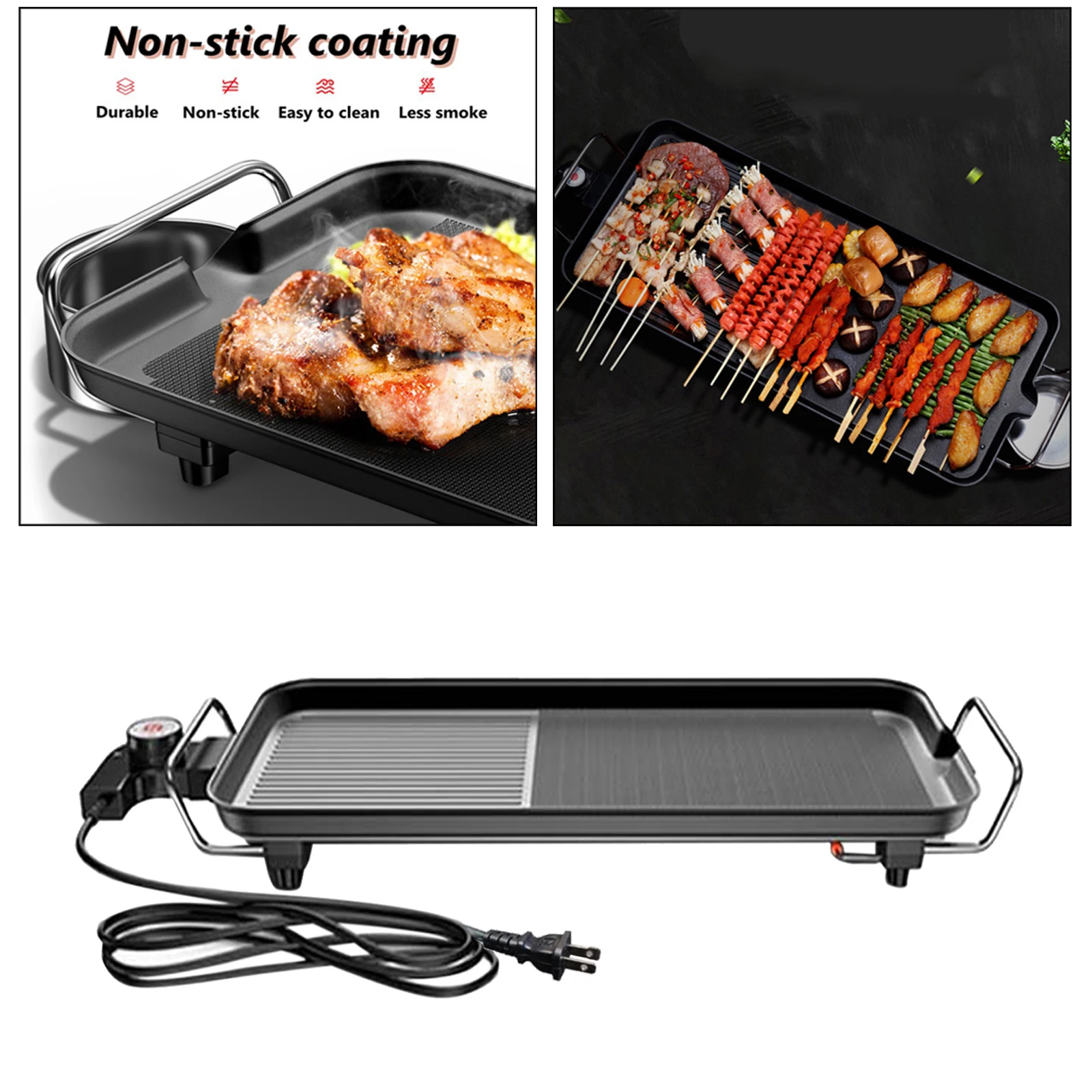 Бытовой корейский портативный домашний электрический гриль барбекю машина с