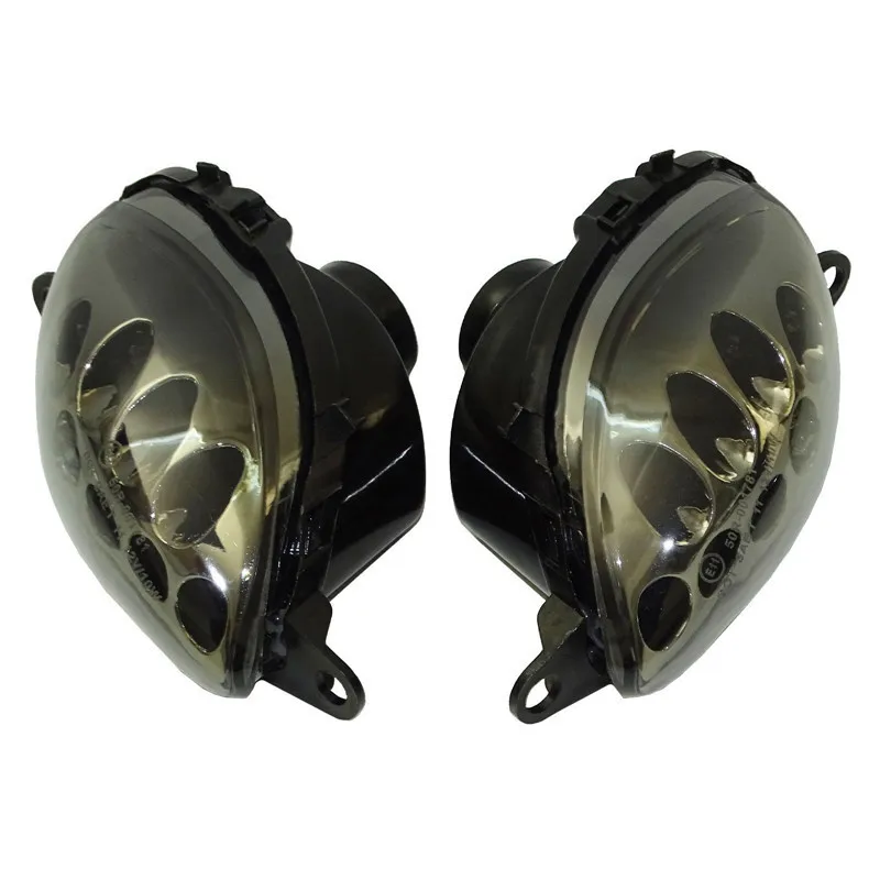 Smoke Lens Waase для Suzuki Hayabusa GSXR1300 GSX1300R 1999 2000 2001 2002 2003 2004 2005 2006 2007 Поворотники передние мигалка светодиодный светильник - Цвет: Smoke Lens