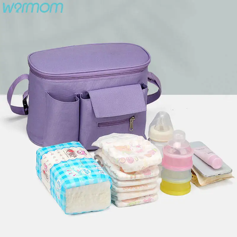 

Многофункциональная подвесная сумка Warmom для детской коляски, сумка для бутылки для кормления, сумка для бутылки с водой, переносная сумка и...