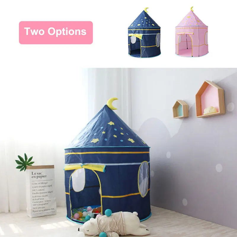 

Children's Tent Indoor Play House Portable Princess Castle Baby Game Girl Tent Birthday Outdoor Toys For Children Gifts