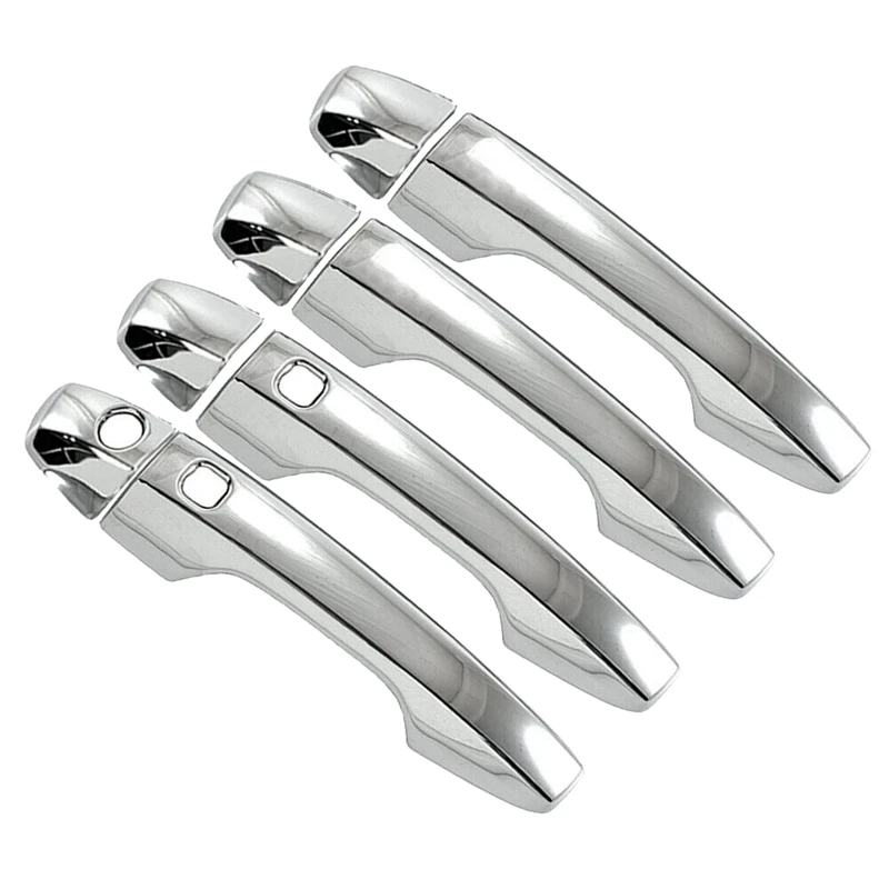 

ABS Chrome Car Exterior Outside Door Handle Protector Cover Trim for Mitsubishi Xpander / Eclipse Cross 2018-2020