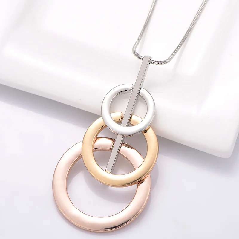 

Ожерелье с кулоном ZG разных цветов, длинная цепочка на свитер, ювелирные изделия для женщин, подарки, подвески, крупные подарки