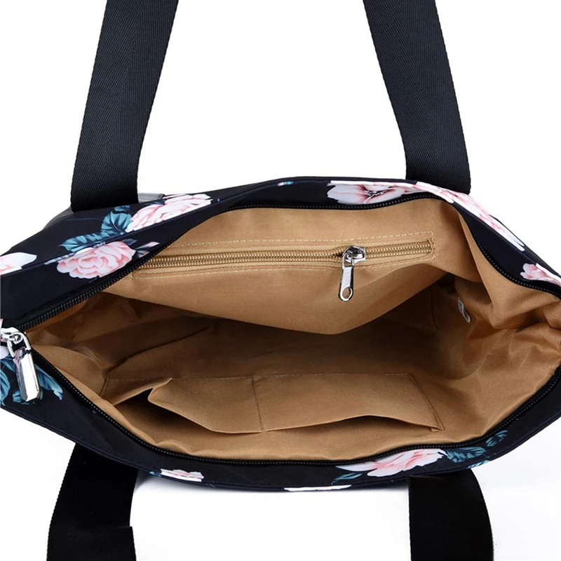 

Waterproof Oxford Shoulder Bag Lovely Petals Totes Shopping Bag Daypack iPad Bags Casual Handbags