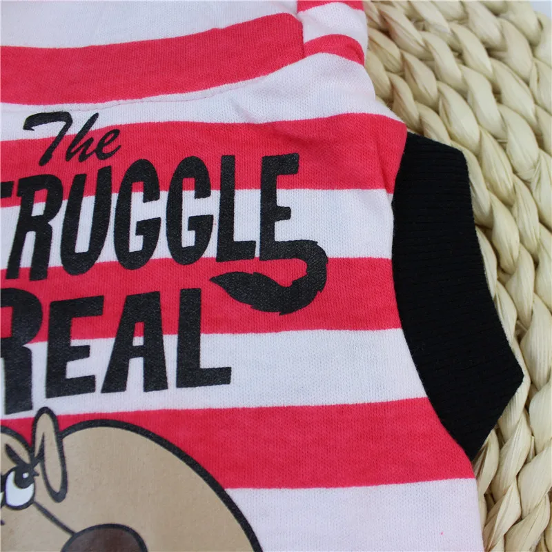 Одежда для собак толстовка с капюшоном Классическая симпатичная футболка кошек