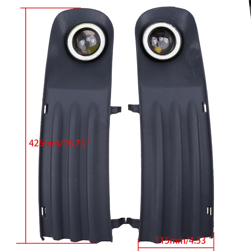 Автомобильные кольца POSSBAY с белыми ангельскими глазами комплект противотуманных