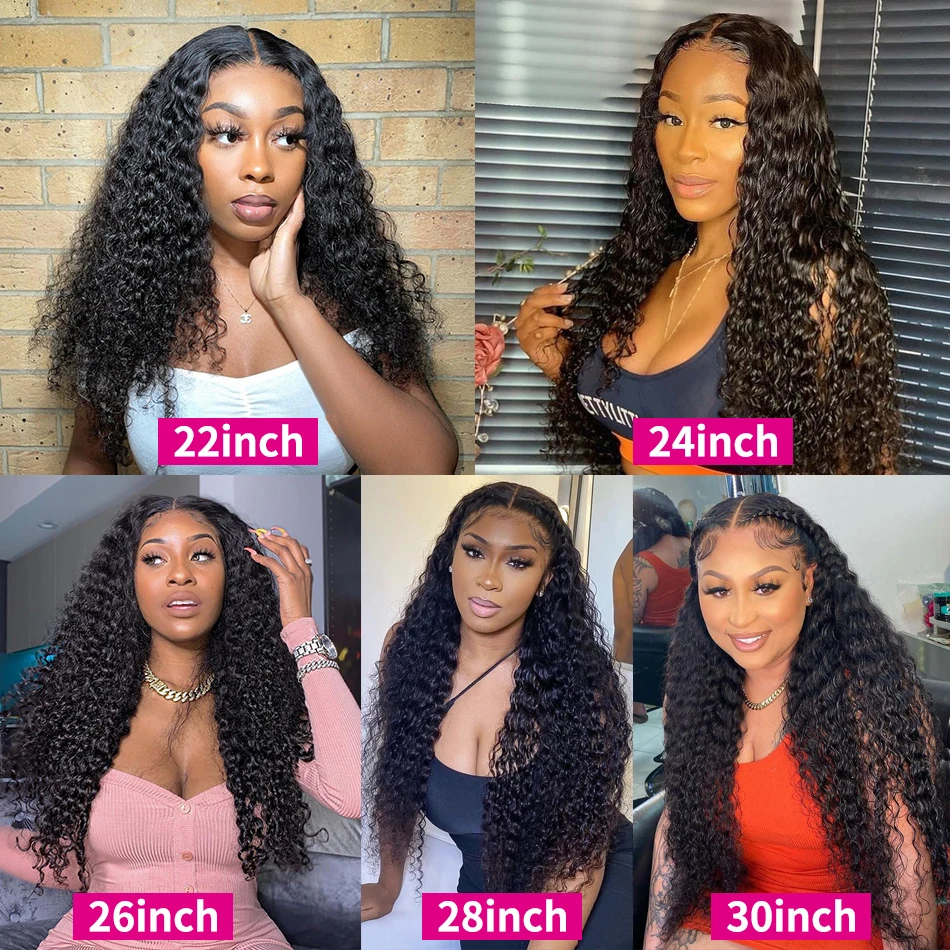 Парик бразильский из натуральных вьющихся человеческих волос 13 х4 дюймов 28/30 |