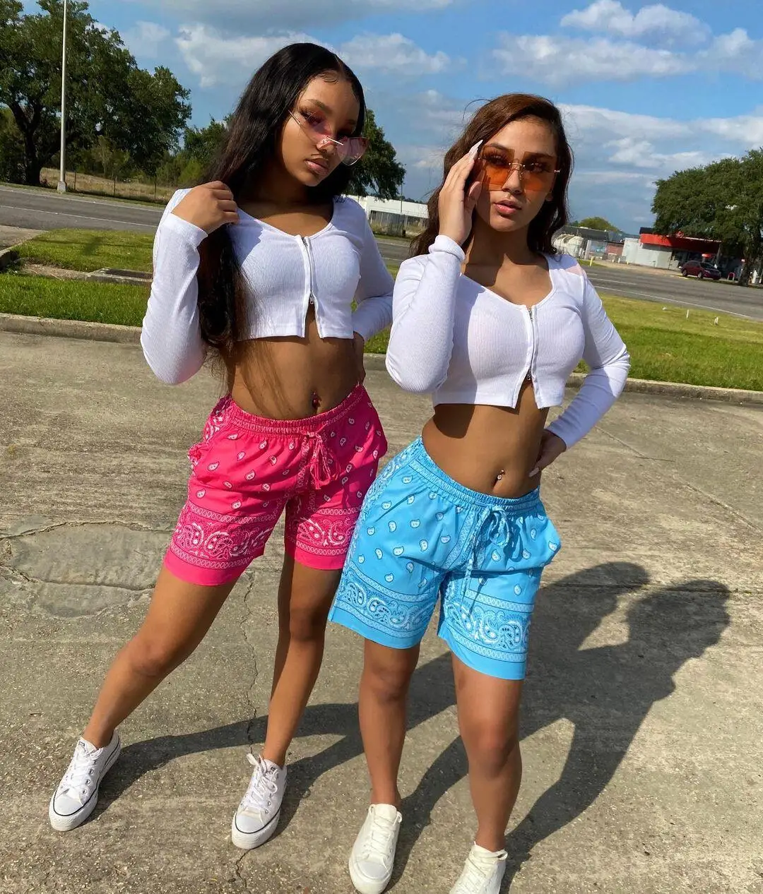 

Women Fashion Print Shorts Summer Beach Loose Drawstring Waist Shorts Casual Midi Waist Patchwork Short Pants Short Jeans Pants