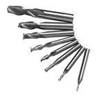 1 мм-12 мм HSS 2 Торцевой фрезерный станок лазерной резки с ЧПУ с цилиндрическим хвостовиком фрезерная Деревообработка Инструмент Концевая фреза для вырезания гребней и пазов для гравер по дереву