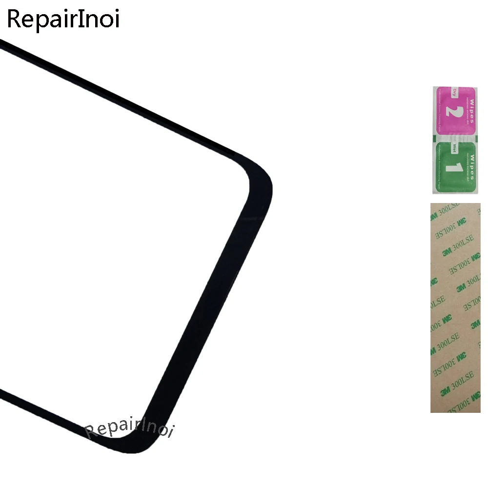 

10Pieces/Lot Front Glass For Motorola Moto One Fision Plus Touch Screen Front Outer Glass Panel Lens LCD Front Glass