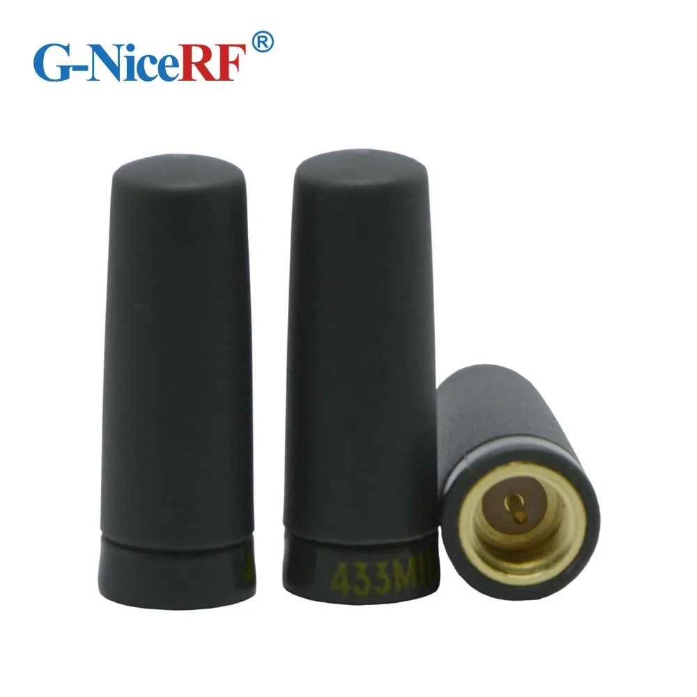 10pcs 433MHz Small Straight Rubber Antenna SW433-ZT28 for free shipping