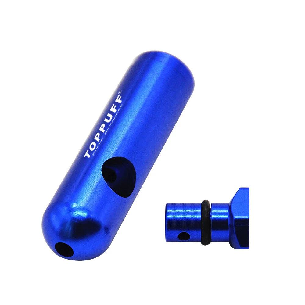 HORNET алюминиевый круглый наконечник для храпа Snuff Snorter порошок ракета диспенсер