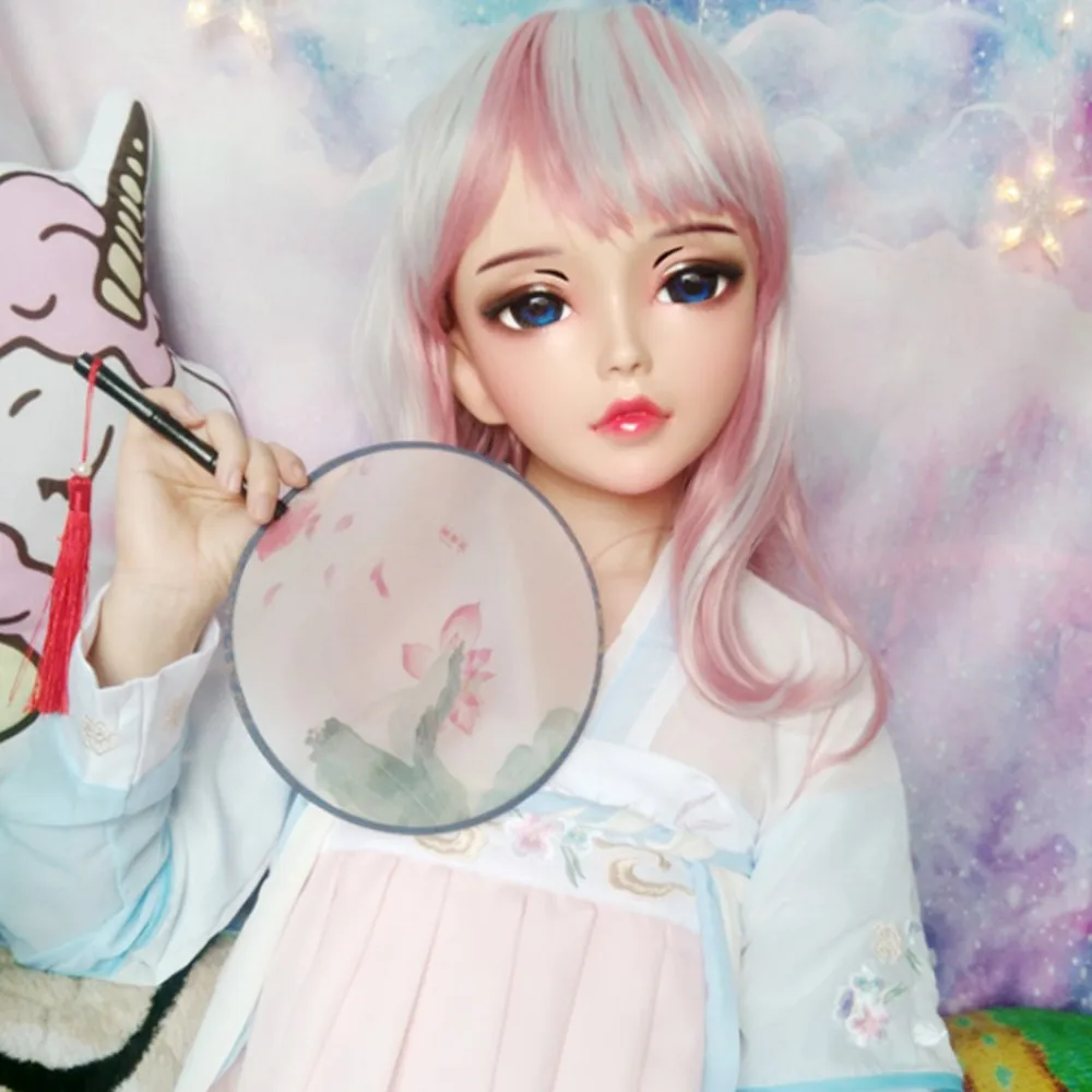 Ноу кигуруми BJD Перманентный макияж аниме маска женская для лица Трансвестит
