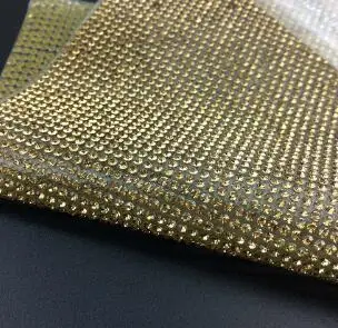 Самоклеющиеся ss8 Стразы для обрезки окантовки украшения 24*40 см DIY Кристалл патч исправление стекло отделка Аксессуары - Цвет: topaz