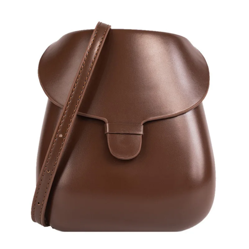 Женская однотонная сумка через плечо для женщин 2020 кожаная роскошная