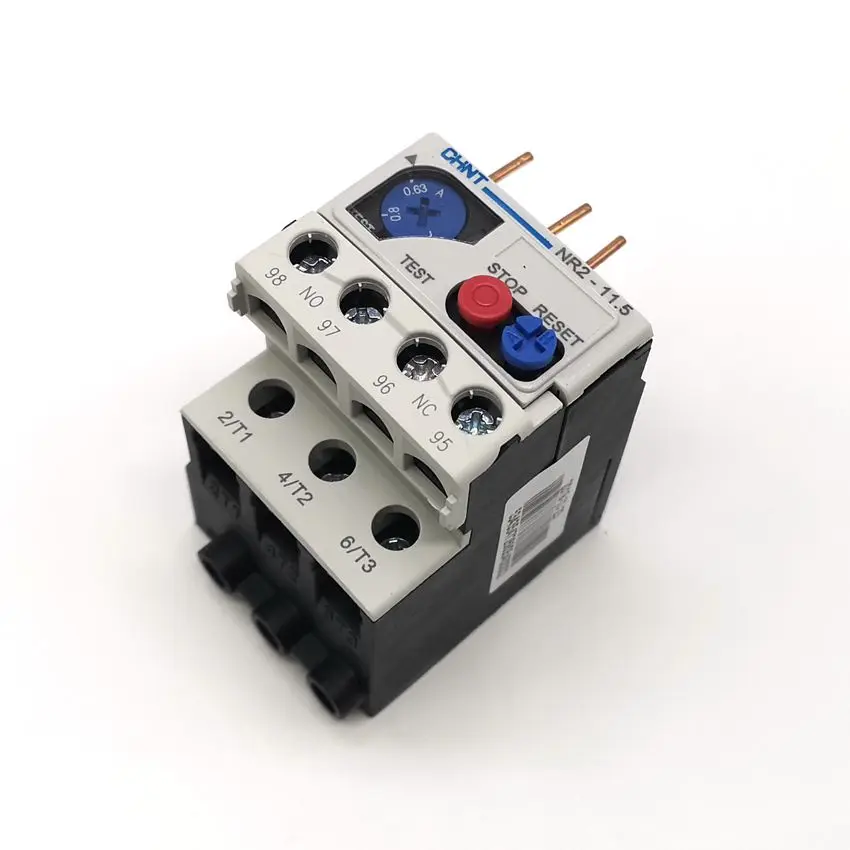 

CHINT Thermal Overload Relay NR2-11.5/Z 1-1.6A 1.25-2A 1.6-2.5A 2.5-4A 4-6A 5.5-8A 7-10A 9-13A Work with NC6-09 Series contactor