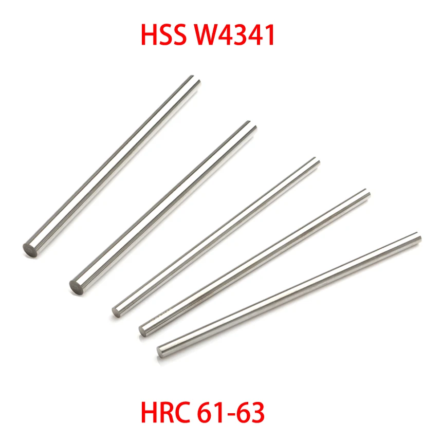 

1.15mm 1.2mm 1.25mm OD 100mm Length HSS W4341 HRC61-63 Jobber Drill Bit Boring Out Round CNC Cutting Turning Lathe Tool Bar Rod