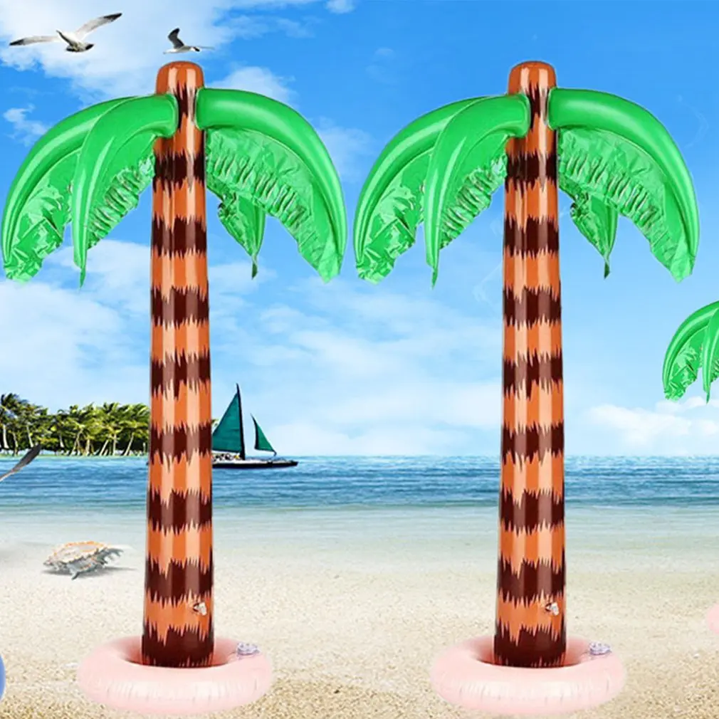 

Практичная надувная подставка для воды, плавающий держатель для чашки для напитков, держатель для чашки с кокосовым деревом, товары для пла...