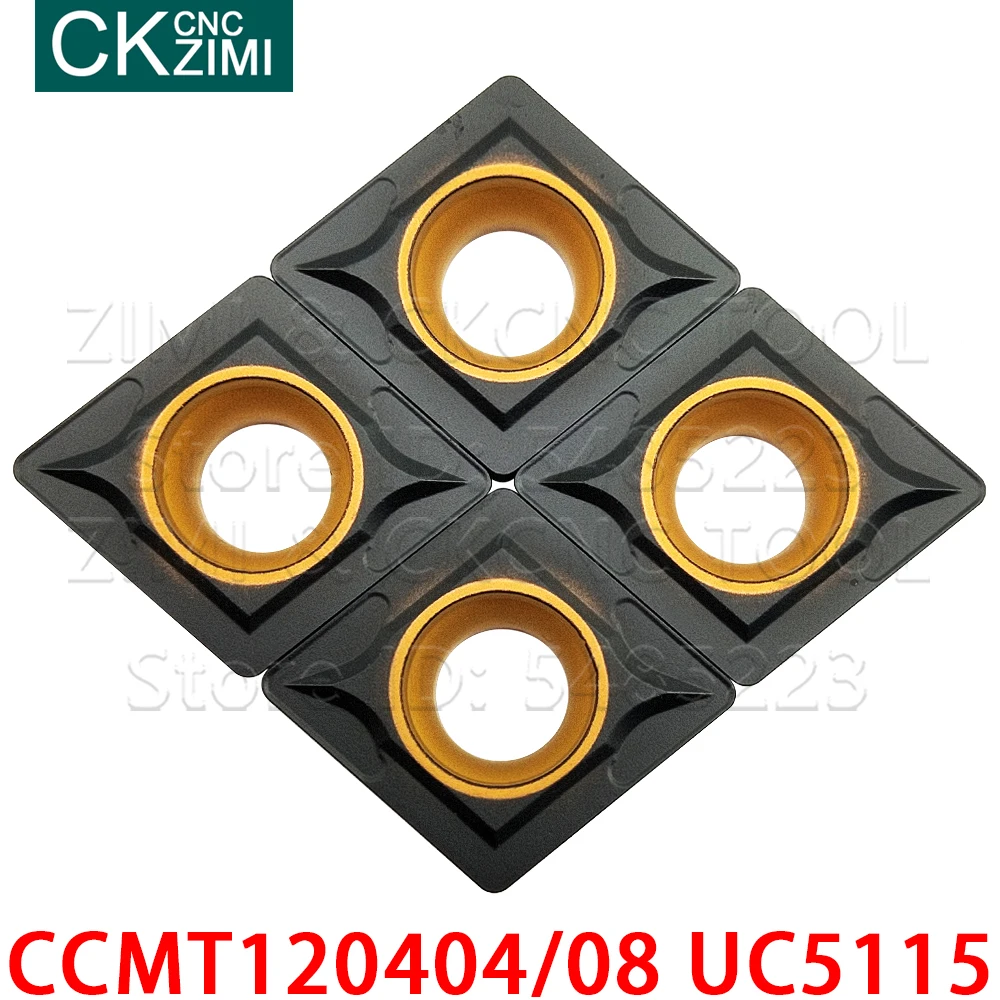 

CCMT120404 UC5115 CCMT120408 UC5115 Carbide Inserts Tunring Inserts Wood Turning Tools CNC Metal lathe Tools CCMT For Cast Iron