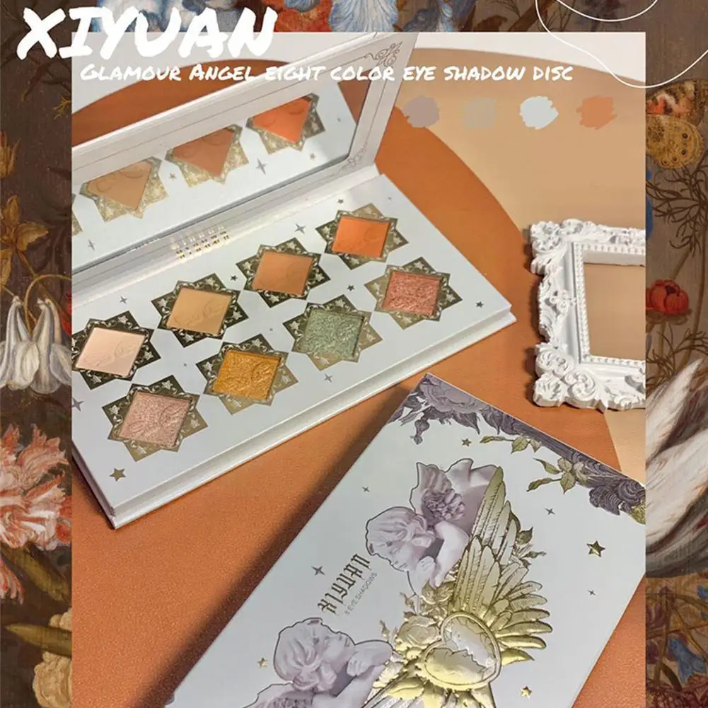 Xiyuan Charm Angel 8 цветов палитра теней для век блестки искусственный цвет дешево и