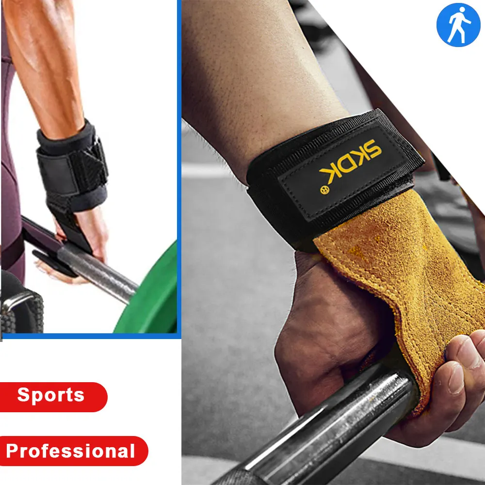 

Крючок для подтягиваний и тяжелой атлетики защита для ладоней из воловьей кожи, нескользящая защита ладони для силовых тренировок, крюк для...