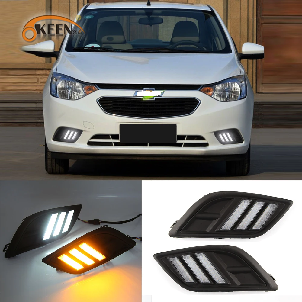 Дневные ходовые огни для Chevrolet Sail 2014 2015 2016 2017 2 шт. | Автомобили и мотоциклы