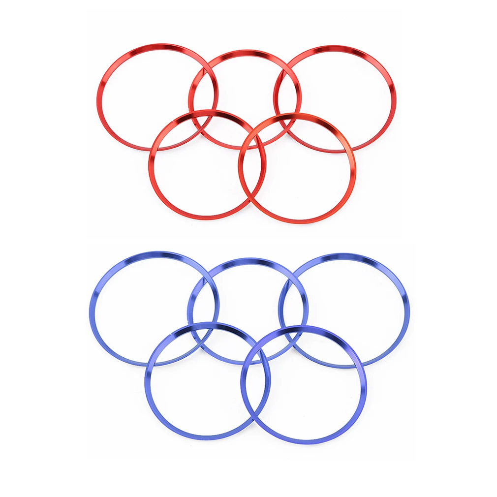 Стайлинг автомобиля 5 шт. крышка с кольцом на вентиляционное отверстие воздуха