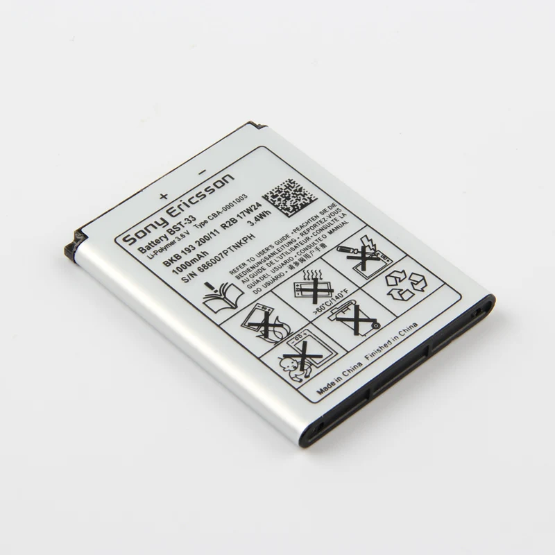 Original Sony BST-33 Battery For Ericsson K530 K550 K630 K660i K790 K790i K800 K800i K810 K810i 1000mAh | Мобильные телефоны и