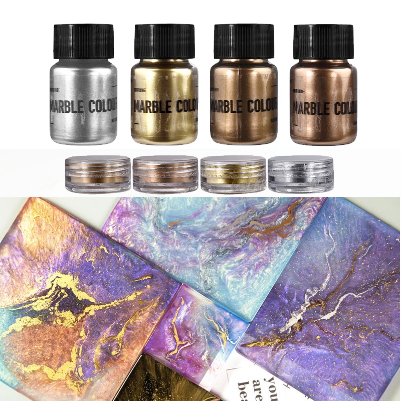 

Pearlescent Shimmer Metallic Resin Pigment Gold Silver Color Colorant Pearl Pigment Dye UV Resin Epoxy Colour Jewelry Making