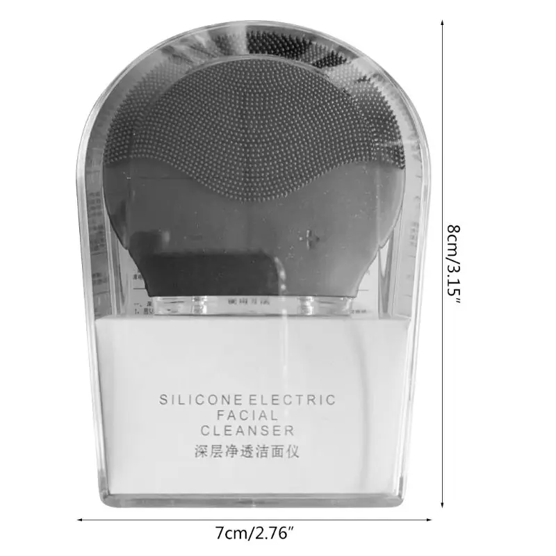 Электрический силиконовый перезаряжаемый инструмент для очищения лица и ухода
