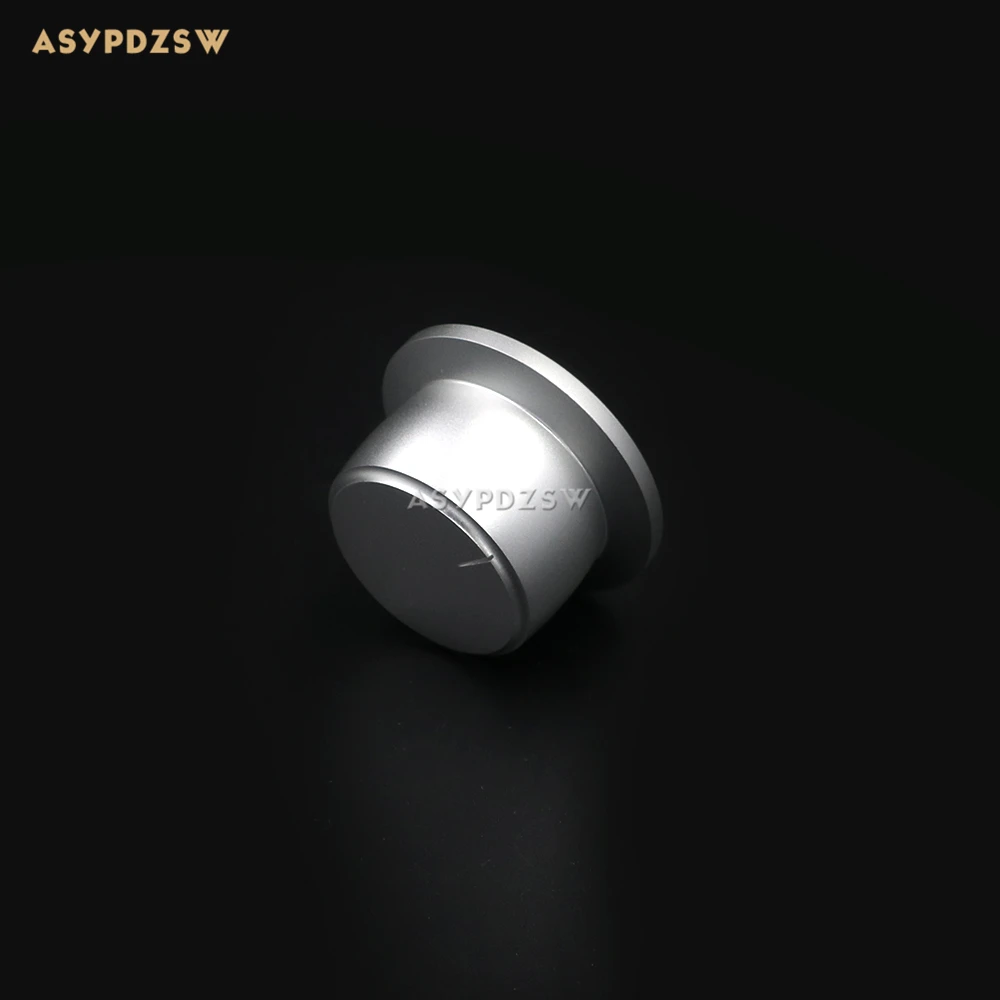 

1 PCS Aluminum Hat shape Matte silver 44*34*25 Power amplifier/DAC/Preamplifier Volume potentiometer knob
