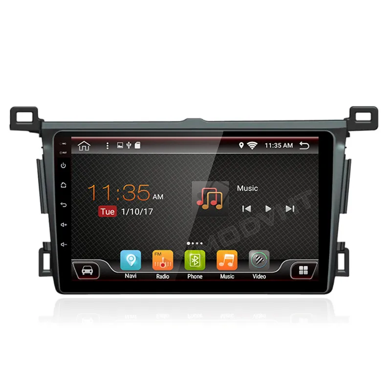 YMODVHT 2.5D 9 дюймов 4 Гб + 64 ГБ Android 0 автомобильный DVD радиоприемник для Toyota RAV4 Rav 2013 to 2016