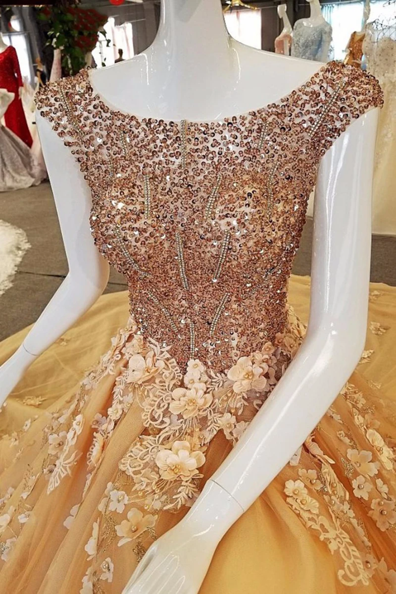 LSX00350 вечернее платье es Длинные Цветы на шнуровке сзади vestido longo de festa элегантное Пышное Бальное платье вечернее платье реальные фотографии